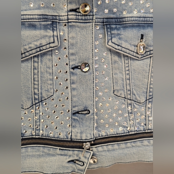 Studded Denim Jacket - Picture 7 of 10